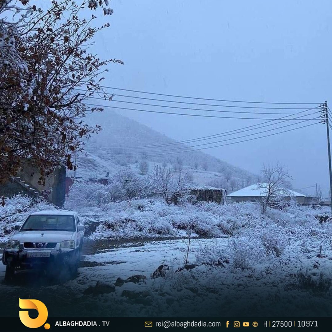 (ویدئو) برف شمال عراق را سفیدپوش کرد